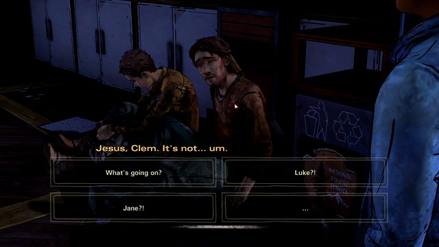 Jane and Luke - The Walking Dead Season Two: Chapter 8 - Hit The Deck - The Walking Dead Season Two: Episode 4 Amid the Ruins - The Walking Dead: Season Two Game Guide