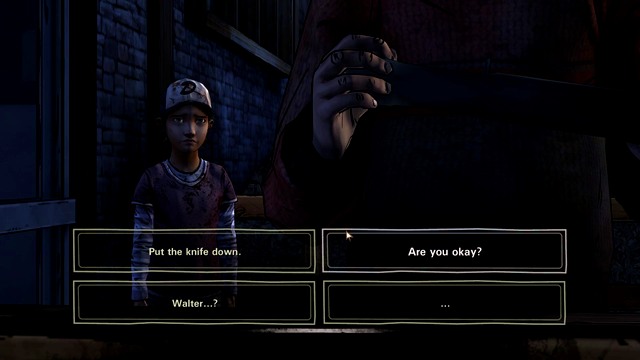 Talking to Walter - The Walking Dead Season Two: Chapter 11 - In The Dark - The Walking Dead Season Two: Episode 2 A House Divided - The Walking Dead: Season Two Game Guide