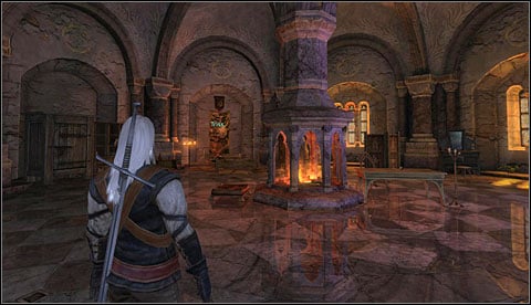 While you were meditating, Triss was moved to her room - Kaer Morhen Interior, 1st Floor | Walkthrough - Prologue - The Witcher Game Guide & Walkthrough