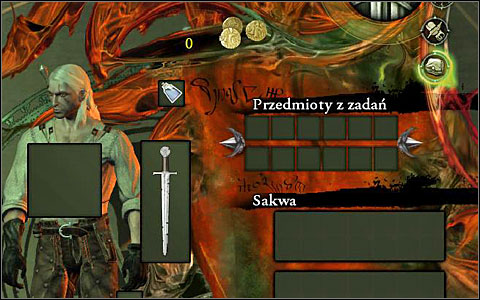 Hint 13: The Swallow (potion that helps you regenerate) is best held in a belt - Kaer Morhen Courtyard - part 2 | Walkthrough - Prologue - The Witcher Game Guide & Walkthrough