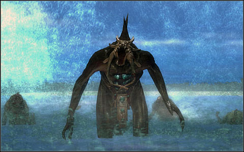 Regardless of your choice (proclaiming peace seems to be the best choice, obviously), Dagon appears and you have to fight him - Main quests - part 1 | Chapter IV | Walkthrough - Quests | Chapter IV - The Witcher Game Guide & Walkthrough