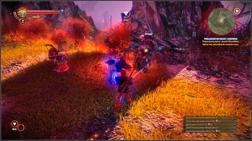 The actions will move to show Geralts arrival to Kaedwen - Prelude to War: Kaedwen - Main missions - The Witcher 2 Assassins of Kings Guide