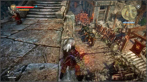 After a short talk with Saskia, leave the cave and return to Vergen (M22, 1) - Vergen Besieged | Iorweth - Main missions - The Witcher 2 Assassins of Kings Guide