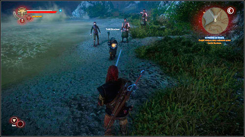Go through the gate (M15, 5), and use the stairs by the west gate (M15, 7) to head to the north gate (M15, 8) - Hunting Magic - Main missions - The Witcher 2 Assassins of Kings Guide