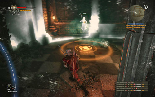 This fight isnt easy, because he also uses Quen and Igni signs and teleport a lot - The Secrets of Loc Muinne - Side missions - Iorweth - The Witcher 2 Assassins of Kings Guide