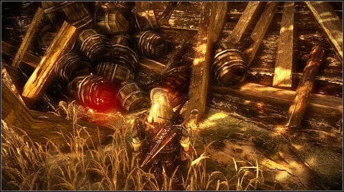 Right beside the Kayrans nest, you will find a ship wreck (impossible to miss) (M8, 13) - Mystic River | Recurring missions - Recurring missions - The Witcher 2 Assassins of Kings Guide