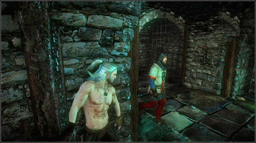 Look out for the guard beside the door leading to the basement (M5, 4) - The Dungeons of the La Valettes (steps 1-4) - Main missions - The Witcher 2 Assassins of Kings Guide