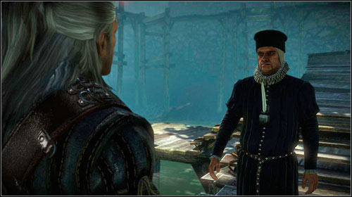 Once the citizens leave, Louis Marse will come and propose you kill the monster - The Kayran (steps 1-4) - Main missions - The Witcher 2 Assassins of Kings Guide