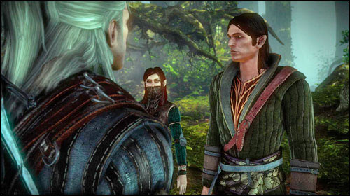 Leave the tavern and follow Zoltan to the woods - The Assassins of Kings (steps 1-6) | Act 1 main mission - Main missions - The Witcher 2 Assassins of Kings Guide