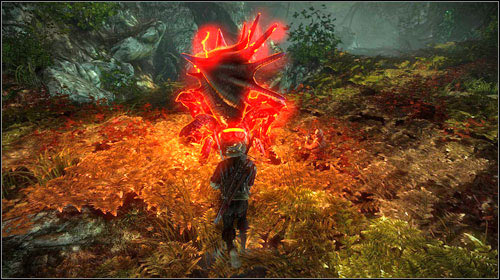 After getting there, you will fall into a trap - you have to kill the Aracha - The Assassins of Kings (steps 1-6) | Act 1 main mission - Main missions - The Witcher 2 Assassins of Kings Guide