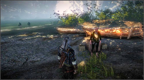 You will be able to approach this fight only after defeating everyone in the tavern - Bring it on: Flotsam - Side missions - The Witcher 2 Assassins of Kings Guide
