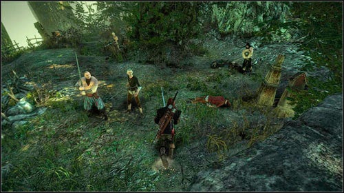 Both the cemetery and Dmitri can be found to the east of Lobinden (M8, 17) - Troll Trouble - Side missions - The Witcher 2 Assassins of Kings Guide