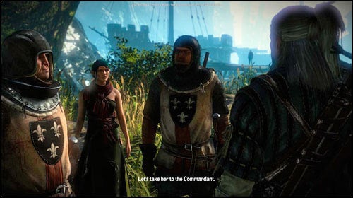 Return outside (M9, 4) and talk with Malena - Malena - Side missions - The Witcher 2 Assassins of Kings Guide