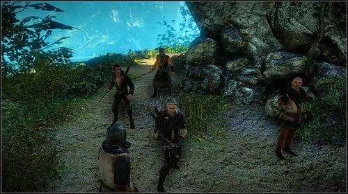 If you told that the men were killed by Scoiatael and then believed the elf, you will have to follow her - Malena - Side missions - The Witcher 2 Assassins of Kings Guide