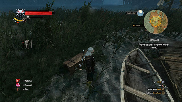 Treasure can be found at the coast - The Witcher 3 Wild Hunt: Treasure hunt, Inn by the Crossroads - walkthrough - The Witcher 3: Inn by the Crossroads - The Witcher 3 Wild Hunt Guide