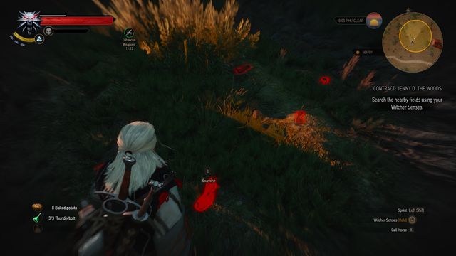 Follow the trail and investigate all clues. - The Witcher 3 Wild Hunt: Witcher contracts, Crows Perch - list, walkthrough - The Witcher 3: Crows Perch - The Witcher 3 Wild Hunt Guide