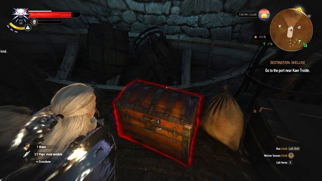 Take the letter that activates the quest. - The Witcher 3 Wild Hunt: Treasure hunt in Kaer Muire - list, walkthrough - The Witcher 3: Kaer Muire - The Witcher 3 Wild Hunt Guide