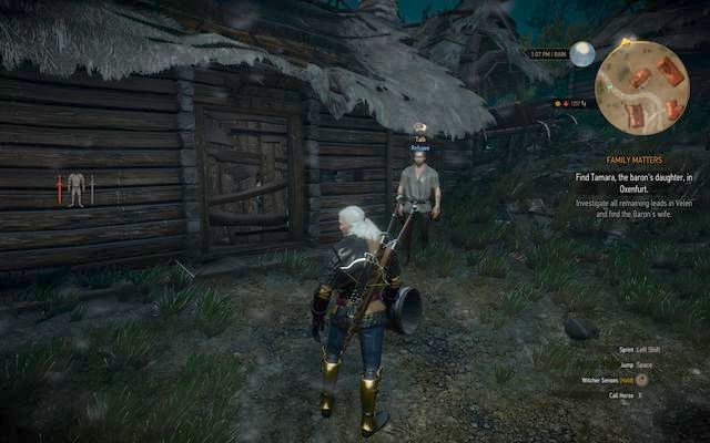 The man in Benek village - The Witcher 3 Wild Hunt: Witcher contracts, Crookbag Bog - walkthrough - The Witcher 3: Crookback Bog - The Witcher 3 Wild Hunt Guide