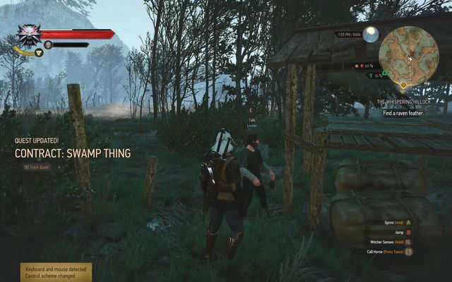 Leslaw - the swamp contact - The Witcher 3 Wild Hunt: Witcher contracts, Crookbag Bog - walkthrough - The Witcher 3: Crookback Bog - The Witcher 3 Wild Hunt Guide