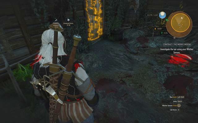 Monsters hut - the skulls can be found on the left side - The Witcher 3 Wild Hunt: Witcher contracts, Crookbag Bog - walkthrough - The Witcher 3: Crookback Bog - The Witcher 3 Wild Hunt Guide