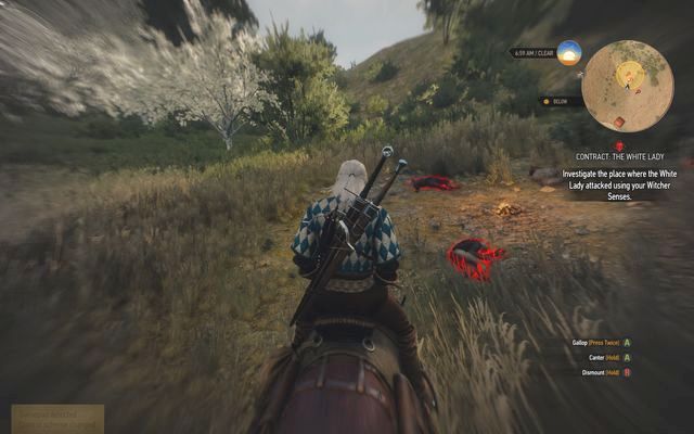 Corpses near the castle - the path leads straight to the building - The Witcher 3 Wild Hunt: Witcher contracts, Farcorners - list, walkthrough - The Witcher 3: Farcorners - The Witcher 3 Wild Hunt Guide