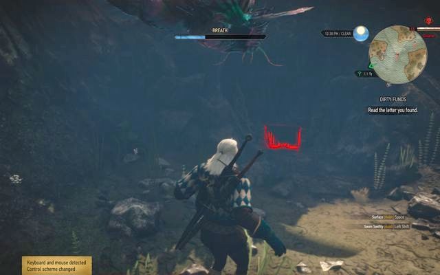Another chest hidden underwater - The Witcher 3 Wild Hunt: Treasure hunt, Farcorners - list, walkthrough - The Witcher 3: Farcorners - The Witcher 3 Wild Hunt Guide