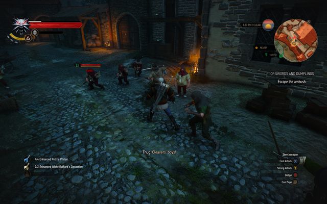 Take care of Cleavers men - The Witcher 3 Wild Hunt: Side quests, Free City of Novigrad - walkthrough - The Witcher 3: Free City of Novigrad - The Witcher 3 Wild Hunt Guide