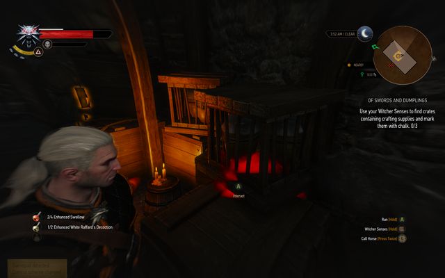 Three chests have specific smell - The Witcher 3 Wild Hunt: Side quests, Free City of Novigrad - walkthrough - The Witcher 3: Free City of Novigrad - The Witcher 3 Wild Hunt Guide