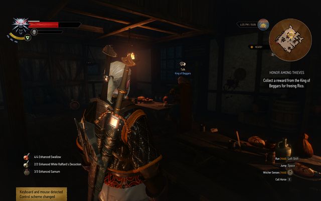 During the main quest Get Junior you will find a midget Rico on the highest floor of the casino - The Witcher 3 Wild Hunt: Side quests, Free City of Novigrad - walkthrough - The Witcher 3: Free City of Novigrad - The Witcher 3 Wild Hunt Guide