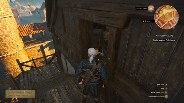 Entrance to the house on the second floor - The Witcher 3 Wild Hunt: Side quests, Free City of Novigrad - walkthrough - The Witcher 3: Free City of Novigrad - The Witcher 3 Wild Hunt Guide