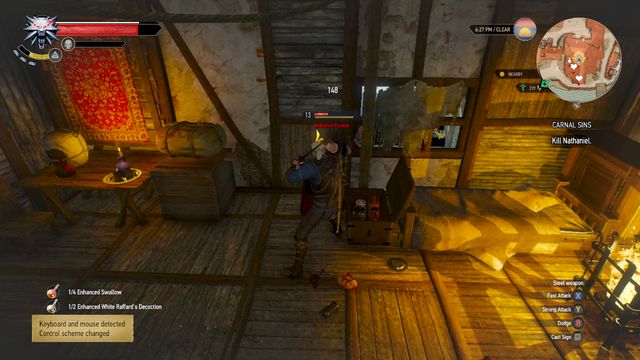 Kill (or not) the guest at the brothel - The Witcher 3 Wild Hunt: Side quests, Free City of Novigrad - walkthrough - The Witcher 3: Free City of Novigrad - The Witcher 3 Wild Hunt Guide