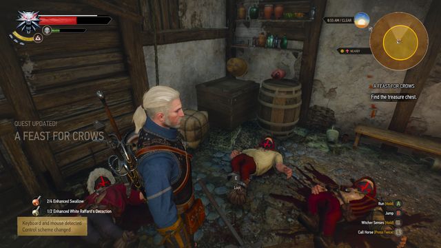 You will find Cleavers men inside the house to which the trail leads - The Witcher 3 Wild Hunt: Side quests, Free City of Novigrad - walkthrough - The Witcher 3: Free City of Novigrad - The Witcher 3 Wild Hunt Guide