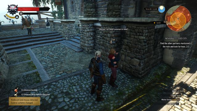 A woman looking for help with a haunted house - The Witcher 3 Wild Hunt: Side quests, Free City of Novigrad - walkthrough - The Witcher 3: Free City of Novigrad - The Witcher 3 Wild Hunt Guide