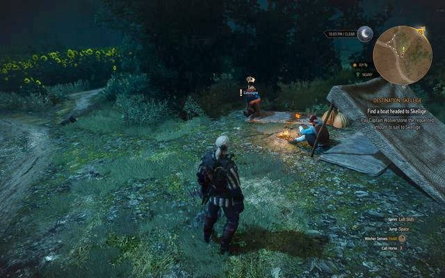 The poets partying at the fire - The Witcher 3 Wild Hunt: Side quests, Vegelbud Residence - list, walkthrough - The Witcher 3: Vegelbud Residence - The Witcher 3 Wild Hunt Guide