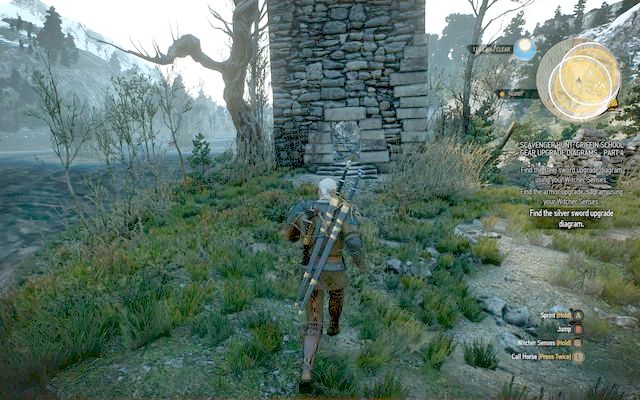 Tower by which you will find the chest. - The Witcher 3 Wild Hunt: Mastercrafted Griffin School Gear - The Witcher 3: Griffin School Gear - The Witcher 3 Wild Hunt Guide