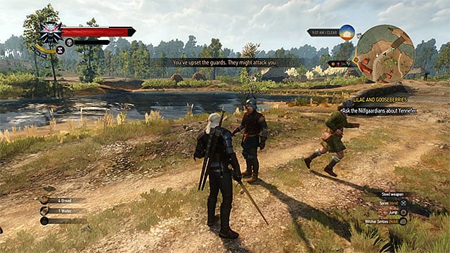 The game always warns you that your bad actions will be remembered - The Witcher 3 Wild Hunt: Theft and bad reputation - The Witcher 3: Exploring the game world - The Witcher 3 Wild Hunt Guide