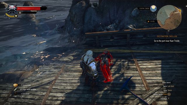 Take the book from the body of the castaway. - The Witcher 3 Wild Hunt: Treasure hunt in An Skellig - list, walkthrough - The Witcher 3: An Skellig - The Witcher 3 Wild Hunt Guide