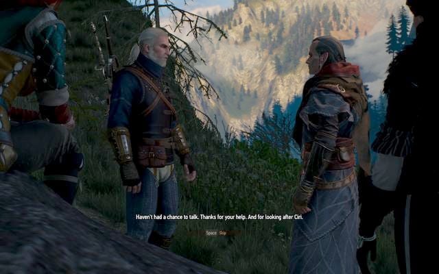 After the conversation with Avallach, go talk to Ciri - The Witcher 3 Wild Hunt: Blood on the Battlefield - walkthrough - The Witcher 3: Kaer Morhen - The Witcher 3 Wild Hunt Guide