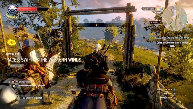 Win the race in order to obtain a unique Ofieri saddle - Races: Swift as a Western Wind - The Witcher 3: Side quests - The Witcher 3 Wild Hunt Guide