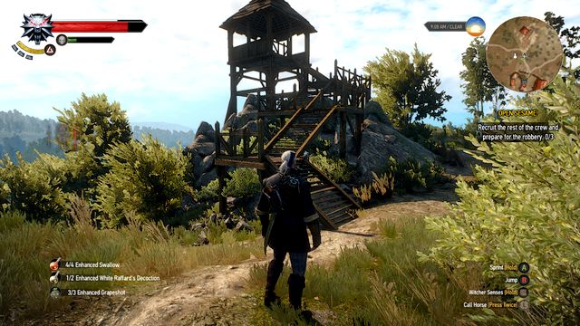 The tower in which you will find the body - The Witcher 3: Tinker, Hunter, Soldier, Spy - The Witcher 3: Treasure hunts - The Witcher 3 Wild Hunt Guide