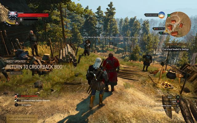 Go to the Donnerwile to start the quest - The Witcher 3 Wild Hunt: Return to the Crookback Bog - walkthrough - The Witcher 3: Crookback Bog - The Witcher 3 Wild Hunt Guide
