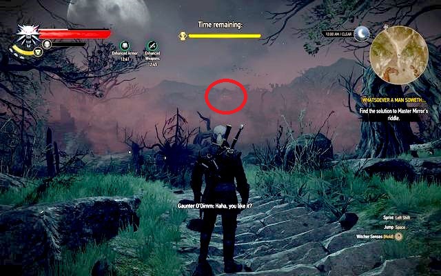 However, if you have completed the side quest and you know how to defeat Gaunter, you can interrupt him in attacking Olgierd - The Witcher 3: Whatsoever a Man Soweth... - The Witcher 3: Main quests - The Witcher 3 Wild Hunt Guide