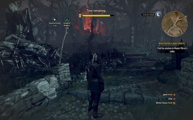 The red light on the west - there you will find the sword... - The Witcher 3: Whatsoever a Man Soweth... - The Witcher 3: Main quests - The Witcher 3 Wild Hunt Guide