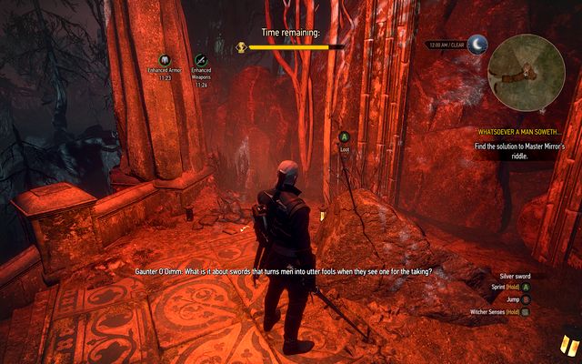The serpent school sword in the rock - The Witcher 3: Whatsoever a Man Soweth... - The Witcher 3: Main quests - The Witcher 3 Wild Hunt Guide