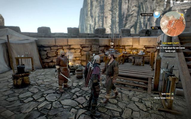 Armorer of Kaer Trolde - The Witcher 3 Wild Hunt: List of merchants - gear map - The Witcher 3: Witcher gear pieces - best weapons and armors - The Witcher 3 Wild Hunt Guide