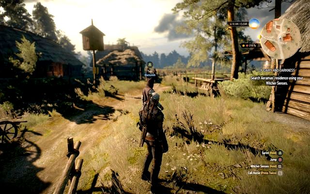 Blacksmith from Blackbough - The Witcher 3 Wild Hunt: List of merchants - gear map - The Witcher 3: Witcher gear pieces - best weapons and armors - The Witcher 3 Wild Hunt Guide