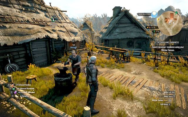 Lindenvale Blacksmith - The Witcher 3 Wild Hunt: List of merchants - gear map - The Witcher 3: Witcher gear pieces - best weapons and armors - The Witcher 3 Wild Hunt Guide