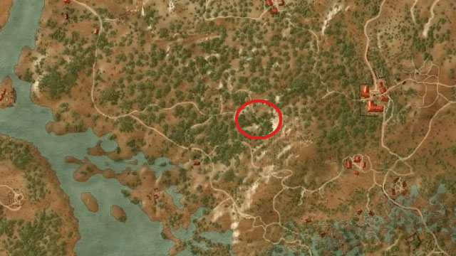 Follow the path leading south-east from Lindenvale to find the entrance to the cave - The Witcher 3 Wild Hunt: Basic Griffin School Gear - The Witcher 3: Griffin School Gear - The Witcher 3 Wild Hunt Guide