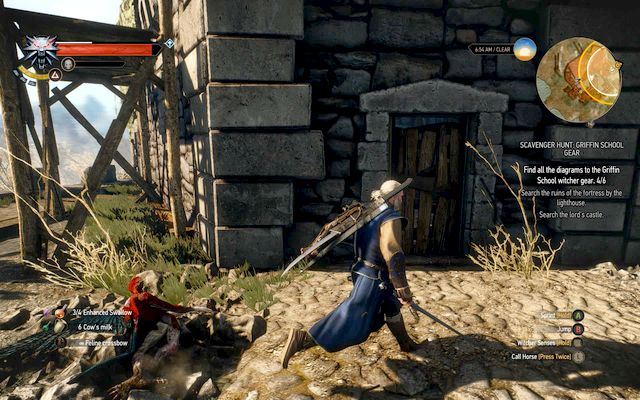 Door to the annexe - The Witcher 3 Wild Hunt: Basic Griffin School Gear - The Witcher 3: Griffin School Gear - The Witcher 3 Wild Hunt Guide