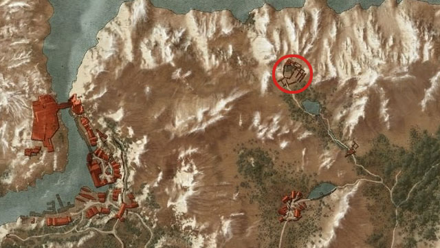 As for the silver sword, you will find it by a skeleton in the ruins located by the end of the path leading north from Rogne in Kaer Trolde - The Witcher 3 Wild Hunt: Basic Bear School Gear - The Witcher 3: Bear School Gear - The Witcher 3 Wild Hunt Guide